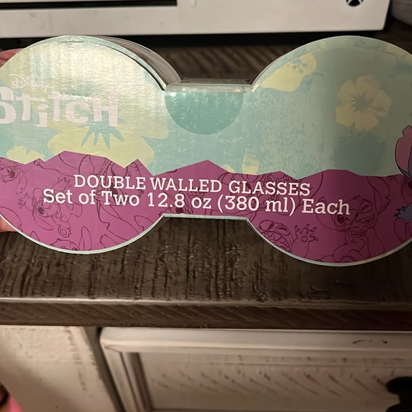 Stitch Double Walled Glasses - Picture 2 of 2